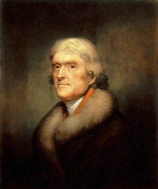 Thomas Jefferson, by Rembrandt Peale